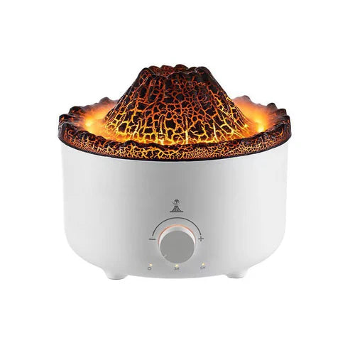 Mute Of New Small Simulated Flame Volcano Humidifier Flame Humidifier Volcano Diffuser Home Decorations